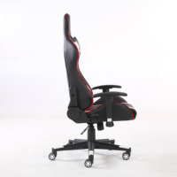 Chaise de jeu pour ordinateur en cuir pour adultes avec dossier inclinable, accoudoirs 2D réglables, chaise de jeu personnalisée