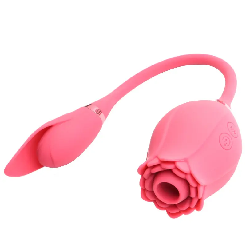 Feuille amour fleur prix compétitif langue adulte léchage succion sex toys rose vibrateur pour femmes