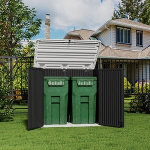 Factory Wholesale <strong>Backyard</strong> Plastic Resin White Multi Color Optional Garden Outdoor <strong>Storage</strong> Shed Kid Bin <strong>Unit</strong> for Patio Furniture - Product Image 5