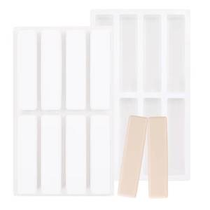 MUYULINS Factory 8-Cavity Rectangular Maker LFGB Platinum Non-Stick BPA-Free <b>Silicone</b> Cheese Stick Mold - Product Image 3