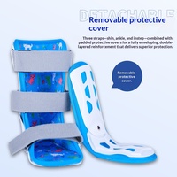 Attelle de protection pour entorse de la cheville et correction de l'inversion/l'éversion pour enfants - Fixation à 360°, légère, respirante, garantie à vie