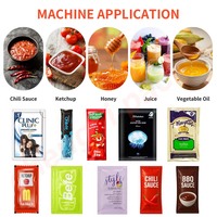 Machine d'emballage automatique multi-voies pour sachets de concentré de tomate, purée, pâte, sauce et ketchup, certifiée CE