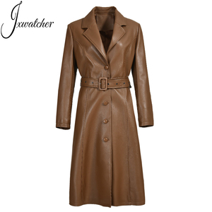 <span class=keywords><strong>Trench</strong></span> da donna <span class=keywords><strong>in</strong></span> <span class=keywords><strong>vera</strong></span> <span class=keywords><strong>pelle</strong></span> di alta qualità - Product Image 1