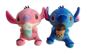 ตุ๊กตาสติทช์ขนาด 22 ซม. ตุ๊กตาสัตว์นุ่มนิ่มสำหรับเด็ก ของขวัญสำหรับเด็กทุกเพศทุกวัย ดีไซน์ไอศกรีม - Product Image 1