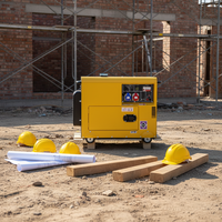 LEEDS SZN 8kVA 15kVA Geräuscharmes Dieselaggregat mit Elektrostart 220V/380V 50/60Hz Wassergekühlt für Industrie- und Krankenhausnutzung