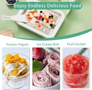 Small DIY Yogurt Ice <b>Cream</b> <b>Maker</b> Household Plug-Free Stir-Fry Ice Tray for Children for Homemade Treats - Product Image 4