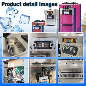 Máquina de Helados Vertical de 3 Cabezas con Certificación CE, Máquina Automática de Helados Suaves de Tres Sabores de Alta Eficiencia - Product Image 4