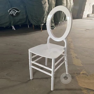 Chaise en plastique <span class=keywords><strong>de</strong></span> phénix blanche <span class=keywords><strong>de</strong></span> dos solide ronde en plastique <span class=keywords><strong>de</strong></span> résine <span class=keywords><strong>de</strong></span> pp d'empilage sans bras <span class=keywords><strong>de</strong></span> jardin bon marché extérieur commercial pour la <span class=keywords><strong>location</strong></span> d'événement - Product Image 3