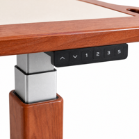 Table à manger électrique réglable en hauteur, adaptée aux personnes âgées, en bois massif, avec poignée d'assistance, stable, pour maison de retraite