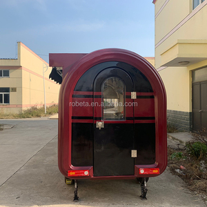 7.5ft 푸시 핫도그 카트 모바일 트럭 미니 트럭 식품 서버 아이스크림 커피 바 - Product Image 3