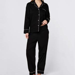 ชุดนอนผ้าซาตินคอตตอน<span class=keywords><strong>ส</strong></span>ำหรับผู้หญิง <span class=keywords><strong>แบบ</strong></span>สวมใส่สบาย ระบายอากาศ<span class=keywords><strong>ได้</strong></span>ดี ดีไซน์ลำลอง ผลิตตา<span class=keywords><strong>ม</strong></span><span class=keywords><strong>แบบ</strong></span> ODM พร้อ<span class=keywords><strong>ม</strong></span>ขอบตัด<span class=keywords><strong>ส</strong></span>ีตัดกัน - Product Image 1