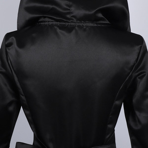 Sorcière d'âge <span class=keywords><strong>moyen</strong></span> à plumes avec robe gothique à capuche 5XL Trench pour Halloween - Product Image 3