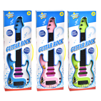 Mini Stringed Instruments Toy Kids Electronic Guitar Multi-function Mode Instrument Music Education Guitar Toy with Light