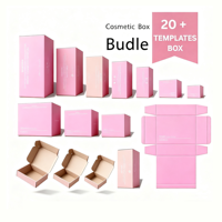 Boîte en carton ondulé personnalisée haut de gamme, étanche, avec logo, pour emballage de cosmétiques et cils en gros