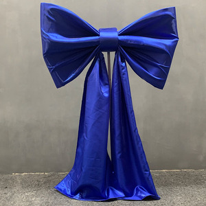 Grands nœuds papillon de luxe pour décorations de Noël et de mariage, nœuds géants en velours à suspendre au mur pour événements et fêtes de mariage - Product Image 2