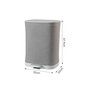 <span class=keywords><strong>Panier</strong></span> <span class=keywords><strong>à</strong></span> <span class=keywords><strong>linge</strong></span> de salle de bain pliable <span class=keywords><strong>à</strong></span> commande au pied, recouvert de tissu, avec sac intérieur amovible, grande capacité - Product Image 4