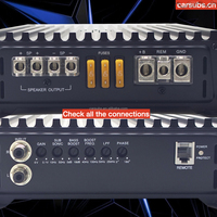 Amplificateur stéréo pour voiture Mono RMS 1500W 1 ohm Subwoofer Amplificateur Bridge 2900W 2 ohm Class D Car Amplifier Monoblock