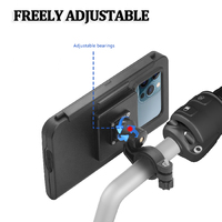 Étui de téléphone étanche pour moto avec support tactile pour écran de téléphone, résistant à l'eau
