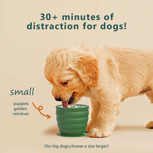 Bol pour chien en silicone anti-étouffement, nouveau design, vente directe d'usine Kinghon, bol pour animaux de compagnie en silicone amusant, antidérapant, bol pour chien à alimentation lente - Product Image 3