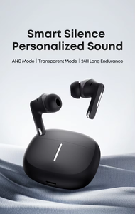 Écouteurs TWS sans fil personnalisés avec logo imprimé, suppression active du bruit (ANC), étanches, LED, basses profondes, pour le gaming, avec embouts et bandeaux auriculaires - Product Image 2