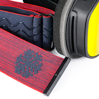 Masque de ski HUBO 197F OTG pour femme, polarisé, avec lentille détachable, anti-buée UV, monture intégrale, sangle magnétique réglable