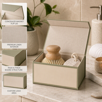 Boîte cadeau magnétique rigide personnalisée en gros avec insert en carton pour emballage de flacon de parfum ou de produits de soin de la peau