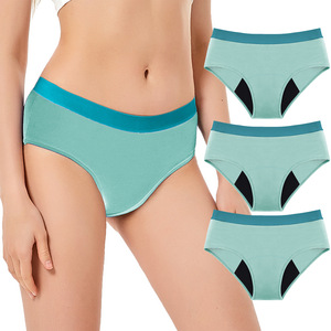 Thời Gian Đồ Lót Phụ Nữ Cho Hữu Cơ Bằng Chứng Nặng Dòng Chảy Panty Bị Rò Rỉ Của Phụ Nữ Tái Sử Dụng Chatie 4% Gói Của Bông Kinh Nguyệt Quần Lót - Product Image 6