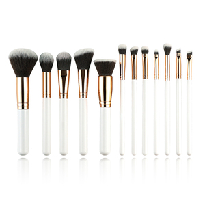 Pinceaux de <span class=keywords><strong>maquillage</strong></span> roses en cheveux synthétiques doux de haute qualité à bas <span class=keywords><strong>prix</strong></span> - Product Image 3