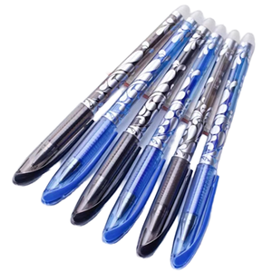 Penna Cancellabile Essenziale con Inchiostro Blu, Nero e Rosso, Punta da 0,5 mm per Scuola, Ufficio ed Esami - Product Image 1