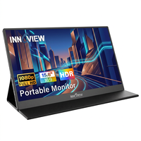 Moniteur portable mat 15,6 pouces FHD 1080P 60Hz avec haut-parleur intégré pour Macbook, smartphone, PS5, application multi-scènes