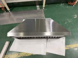 Hotte de restaurant électrique en acier inoxydable de 48 pouces, 1800 CFM, avec filtre déflecteur, télécommande, écran LED tactile et 3 vitesses - Product Image 3