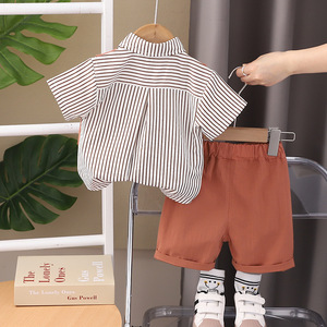 Nuovo Completo Estivo per Bambini, T-Shirt e Pantaloncini in Cotone Casual, Set 2 Pezzi, Costume per Neonati, Tute per Bambini - Product Image 2