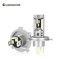 LUXFIGHTER Q12 lampu depan LED, lampu depan LED H1 H4 H7 H11 H13 Mini Csp 9005 C6 M8 F10 F30 tanpa kipas 9004