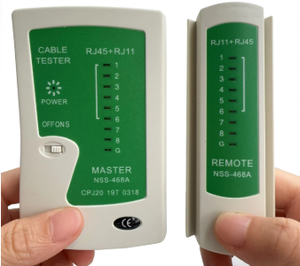 Testeur de câble pour RJ45 <span class=keywords><strong>RJ11</strong></span> CAT5/CAT6 approuvé par les professionnels du réseau fournisseur Splinktech dans le monde entier - Product Image 2