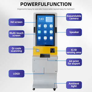 ตู้ลงทะเบียนโรงพยาบาล32นิ้วตู้สัมผัสแบบโต้ตอบบัตร POS บริการด้วยตนเองเครื่องพิมพ์ A4สำหรับธนาคารโรงเรียน - Product Image 4