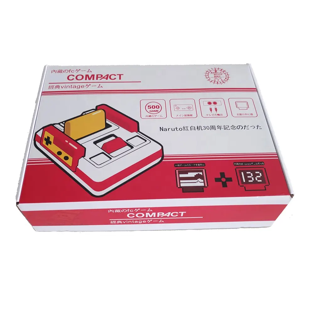 Hot Koop Ingebouwde 500 Klassieke Video Games Compact Console Ondersteuning Tf-kaart 132 Game Console Mini Tv Familie retro Game Console