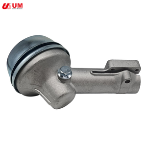 Kepala Mesin Pemotong Rumput <span class=keywords><strong>UM</strong></span> 26mm Shaft Drive, Gearbox Dapat Diganti, FS120 Bensin, Trimmer Double Cut Steel Cutter Head Assembly Square - Product Image 2