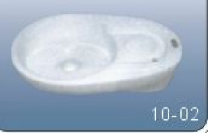 Clinica odontoiatrica bianca spittoon in ceramica dentale - Product Image 3