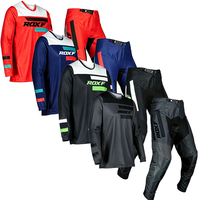 Ensemble de maillot et pantalon de moto respirant personnalisé par sublimation, motocross, dirt bike, VTT, vêtements de course tout-terrain, fabrication OEM