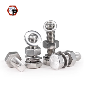 Tornillos y Tuercas de Acero Inoxidable SS 304 <span class=keywords><strong>A2</strong></span>-<span class=keywords><strong>70</strong></span> Din933 M6 M10 M12, Tornillos Hexagonales, Tuercas y Arandelas - Product Image 1