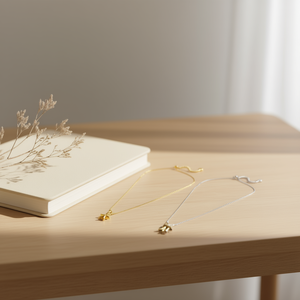 Collier Pendentif Aquarius en Acier Inoxydable 46057 Chaîne Or Argent Bijou Accessoire de Mode - Product Image 3