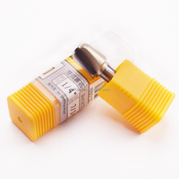 Fresa de ranurado ARDEN 0501 con vástago de 1/4" y punta de carburo de 7/16" de diámetro, con punta redonda y ranura en U para trabajar la madera con CNC