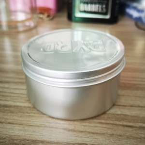 Đồng Bằng Bạc Vòng Mỹ Phẩm Thiếc Mỹ Phẩm Bao Bì Bạc Nhôm Jar Mỹ Phẩm Vòng Nhỏ Hộp Thiếc Tóc Sáp Container - Product Image 6