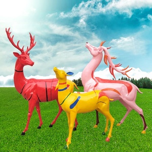Sculpture wapiti en résine d'art de jardin <span class=keywords><strong>taille</strong></span> réelle en fibre de verre cerf <span class=keywords><strong>orignal</strong></span> - Product Image 6