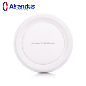 New hvacr VP hiệu suất cao tuôn ra Matt Trắng kết thúc tường Vent tiết kiệm năng lượng linh hoạt các bộ phận ABS Vòng khuếch tán không khí van - Product Image 6