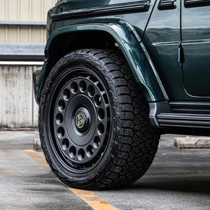 Jante en alliage forgé <span class=keywords><strong>4x4</strong></span> personnalisée XL MonoBlock <span class=keywords><strong>noir</strong></span> <span class=keywords><strong>mat</strong></span> 5x112 5x120 5x114.3 Nouveau pour <span class=keywords><strong>Mercedes</strong></span> <span class=keywords><strong>Classe</strong></span> <span class=keywords><strong>G</strong></span> G63 G500 35mm Offset - Product Image 1