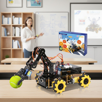 ACEBOTT - Kit de Robot Educativo STEM con Brazo Robótico y Carro ESP32 4WD Mecanum, para Adultos y Niños, Programación en Python, Robot Móvil para Arduino