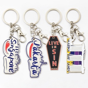 Porte-clés promotionnels en métal personnalisés pour touristes de l'île de Bali, livraison rapide, nouveau logo sur mesure - Product Image 4