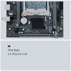 PANDL جديد ITX X99 اللوحة الرئيسية للألعاب سطح المكتب تدعم Xeon CPU <span class=keywords><strong>DDR3</strong></span> ECC <span class=keywords><strong>RAM</strong></span> NVME SATA M2 SATA3.0 ذاكرة مزدوجة ITX X99 اللوحة الأم - Product Image 3