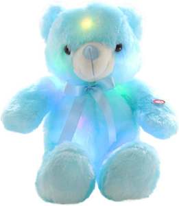 Oso de peluche grande que brilla en la oscuridad PV peluche LED fábrica de animales de peluche al por mayor para niños y regalo de amante - Product Image 1